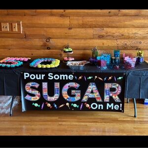 Custom "Pour Some Sugar on Me" Banner
